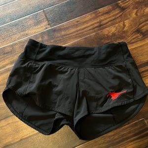 Lululemon black speed up shorts size 2 reg, 2.5” inseam